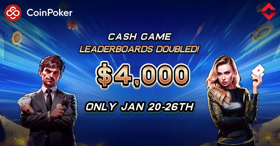 CoinPoker - Daily Cash Game Leaderboards (January 2025)