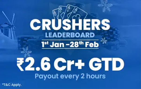 Adda52 Crushers Leaderboard - Jan - Feb 2025