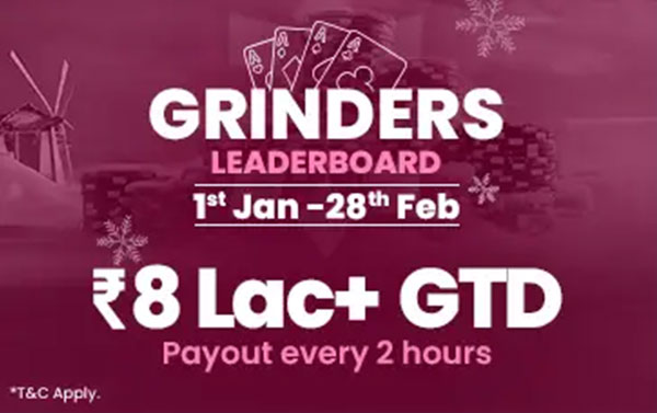 Adda52 Grinders Leaderboard - Jan - Feb 2025