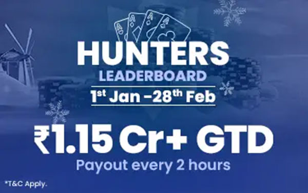 Adda52 Hunters Leaderboard - Jan - Feb 2025