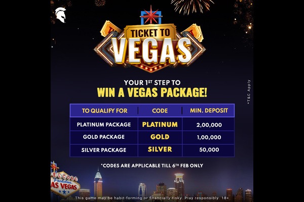 Spartan Poker Ticket To Vegas Deposit Codes