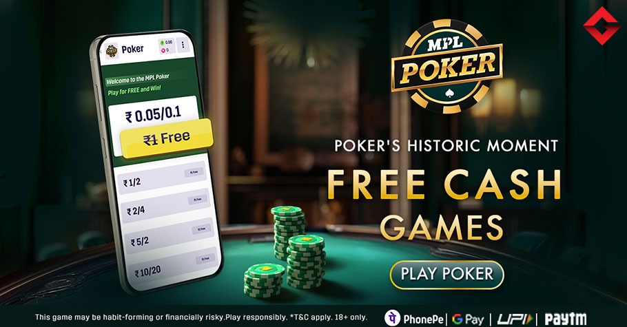 MPL Poker's New Free Cash Games - A Historic Poker Moment