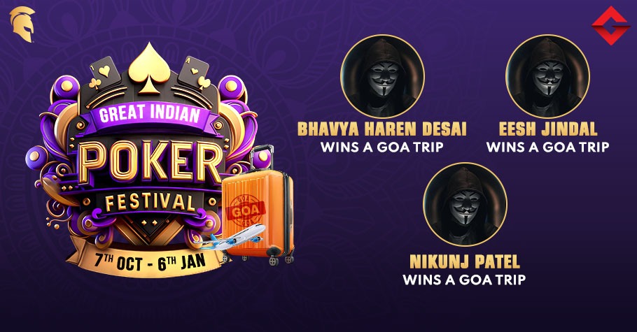 Last Week To Win Prizes At Spartan Poker's Great Indian Poker Festival