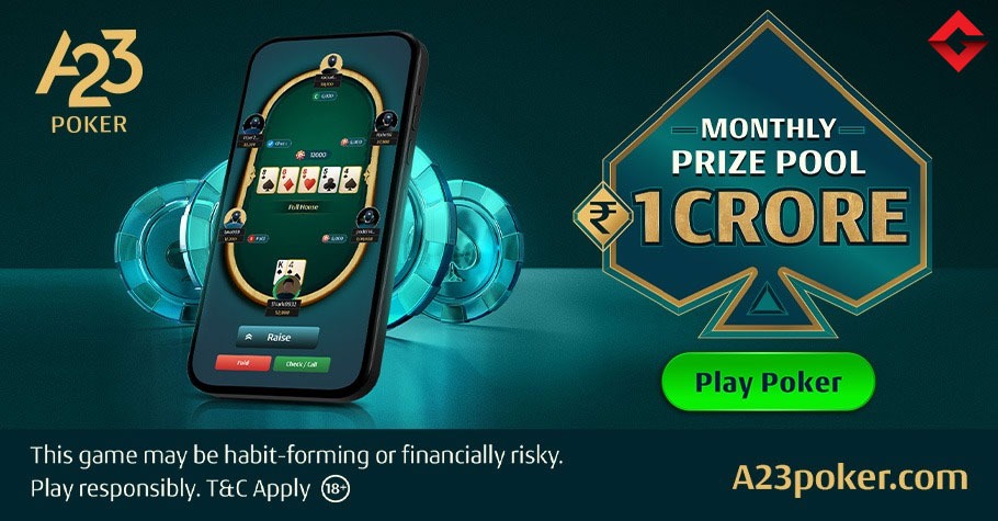 Win Big With A23 Poker's ₹1 Crore Monthly Prize Pool!