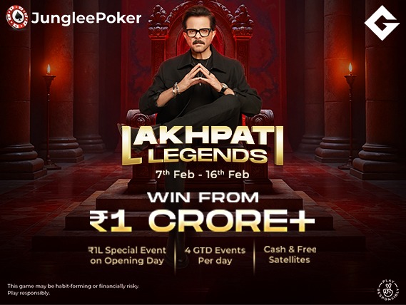 Junglee Poker's Lakhpati Legends Series