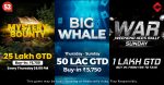 Adda52's Big Whale, WAR And Mystery Bounty Tournaments Offer ₹75 Lakh Prize Pool!