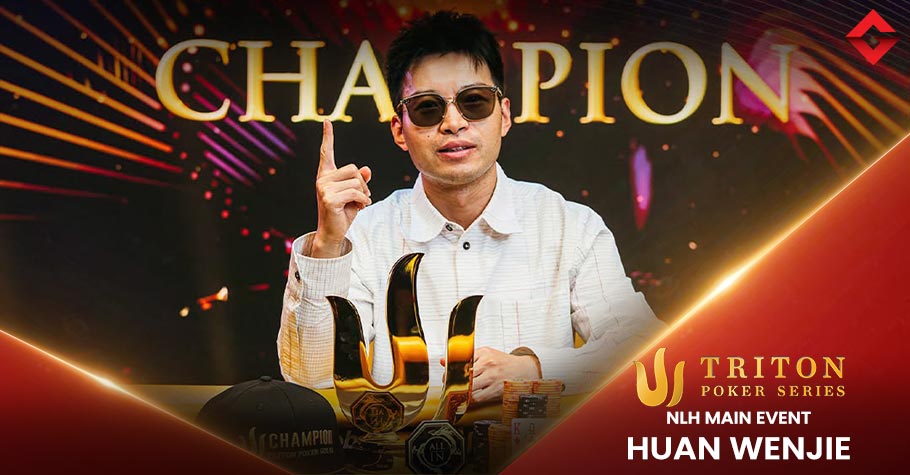 Wen Jie Huang Makes Triton Poker Debut With Main Event Win At Jeju Main Event