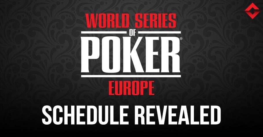 WSOP Europe Schedule Reveals 15 Bracelet Events