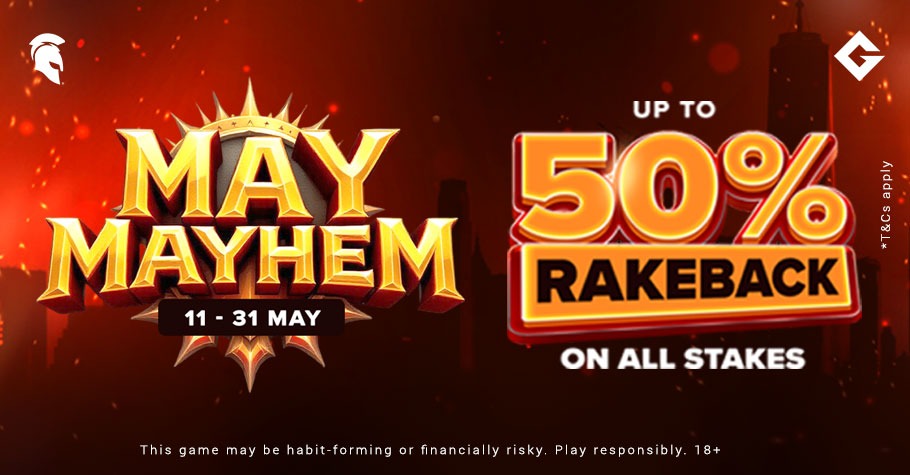 Spartan Poker’s May Mayhem – Win From ₹21 Lakh In Leaderboard Rewards