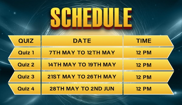 A23 Poker Wednesday Winnings Season 6 - Quiz Schedule