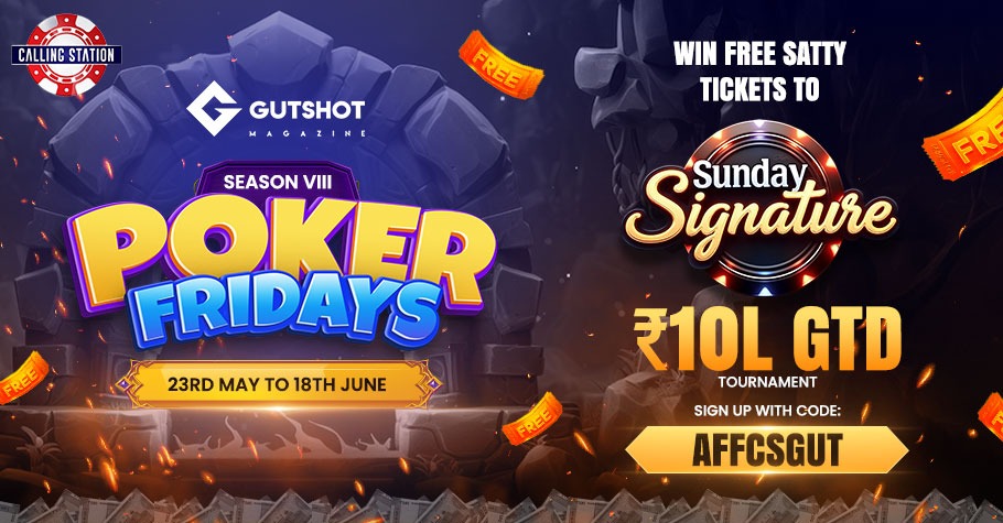 Test Your Poker Brain & Grab FREE Tickets In Gutshot Poker Fridays Quiz Season 8!