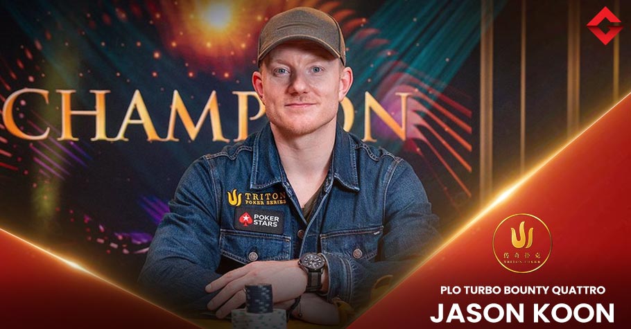 Jason Koon Ships 12th Triton Poker Series, Day After Conquering His 11th