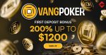 VangPoker Welcome Bonus: Grab 200% Up To $1,200 FREE!