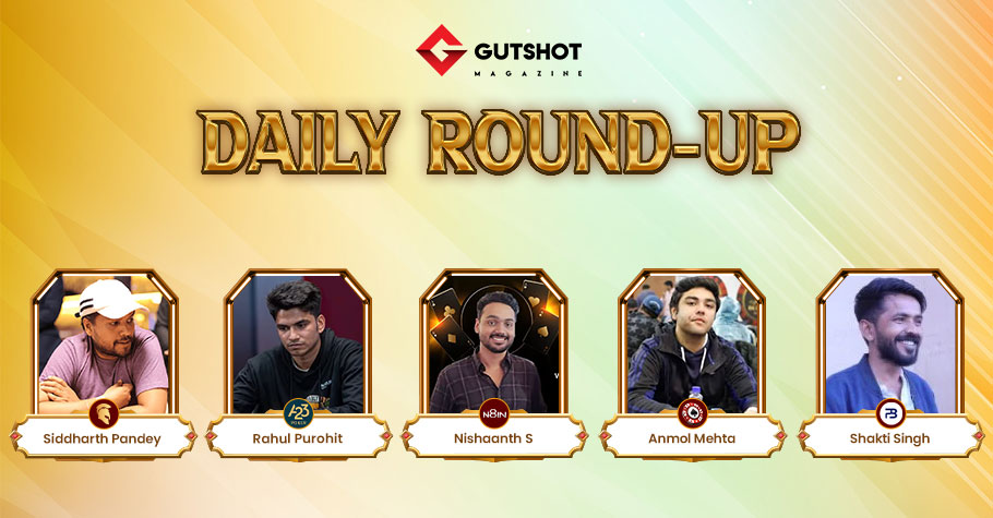 Sunday Online Poker: Siddharth Pandey, Rahul Purohit, Kripansh Khosla, Shakti Singh Score Big Wins